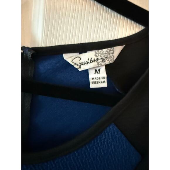 Blue and Black Dress By Speechless Size Medium - Picture 2 of 7